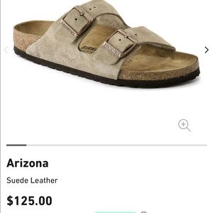 Arizona Birkenstock’s in Taupe